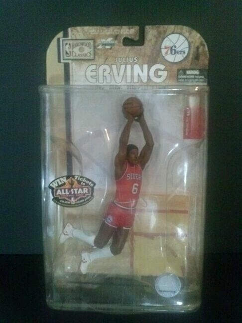 Julius Erving Dr. J Philadelphia 76ers McFarlane action figure NBA basketball
