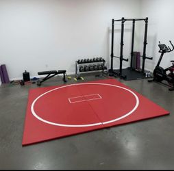 Brand new 9 feet by 9 feet wrestling mat