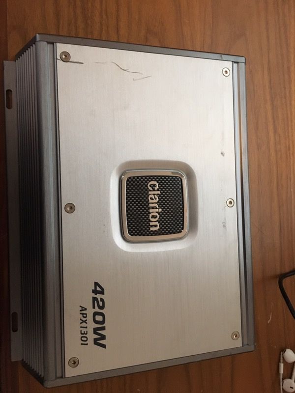 Clarion 420W APX1301 amp car audio