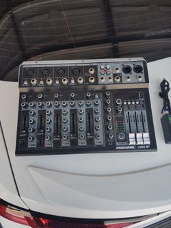 6 channel mixer Riworal ux06-bt