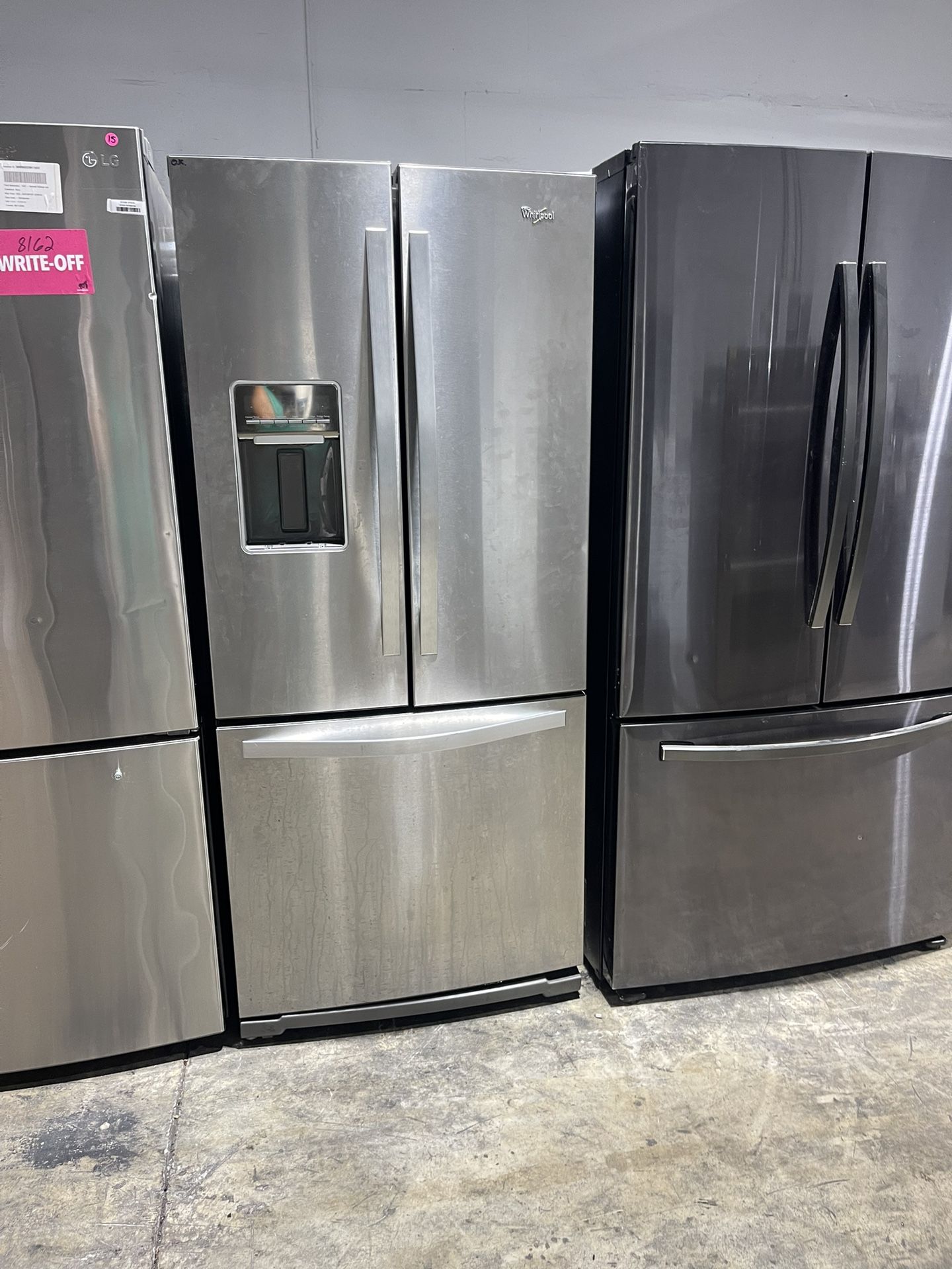 SALE!! Refrigerator 30” inches wide Whirlpool French doors never heladera frío refrigeradora 