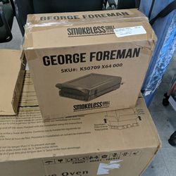 George Foreman Grill New In Box Open Box