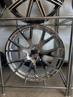 22” 5x115 chrome