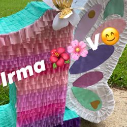 🌺🌸Número uno piñata mariposa para su primer aniversario cumpleaños