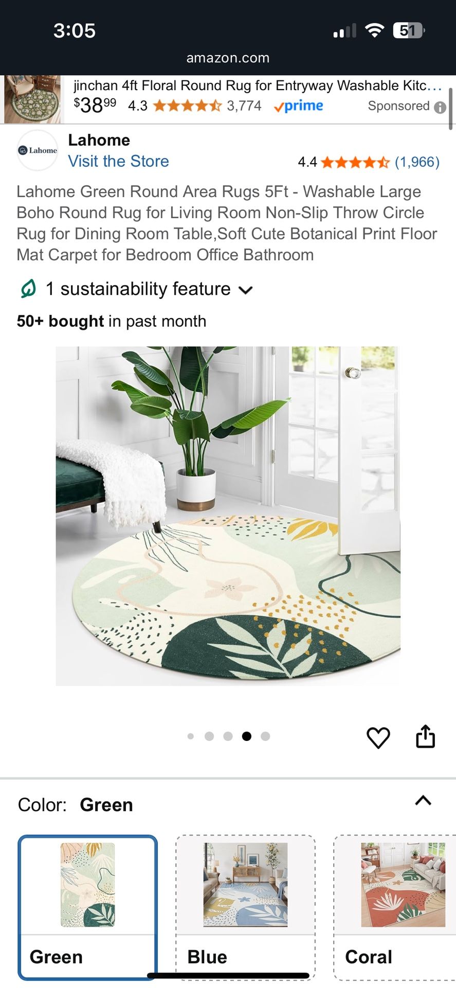 New Round Rug 