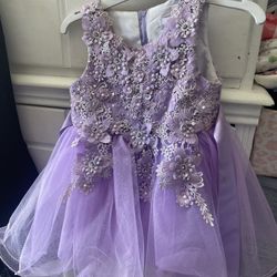 Lavender Toddler Dress