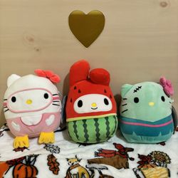 Hello Kitty And My Melody Plushies $15 Each