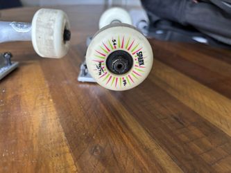 Tensor Maglite Skateboard Trucks 8”-8.25” Hollow Axle, Hollow Kingpin, Bones Hard Bushings Ricta Wheels