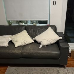 80 Inches Leather Couch  