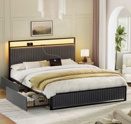 New Bed Fram with mattress