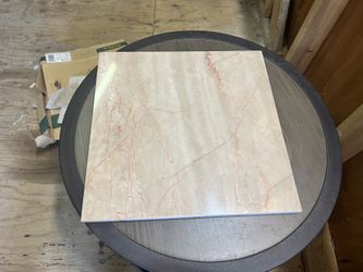 Red & White Marble 12x12