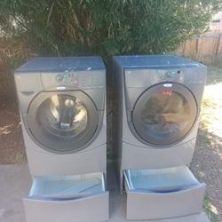 Washer And Dryer With Pedestal Drawers