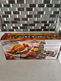 Quick Taco None-stick Backing Rack And Server All In One