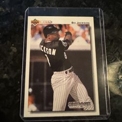 1(contact info removed) Upperdeck Bo Jackson Baseball Card  Mint 