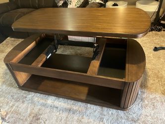 Brown coffee table