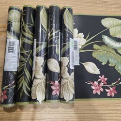 6 Rolls Waverly Classics Wallpaper Border Prepasted Floral Leafy 5 yds x 10.25"