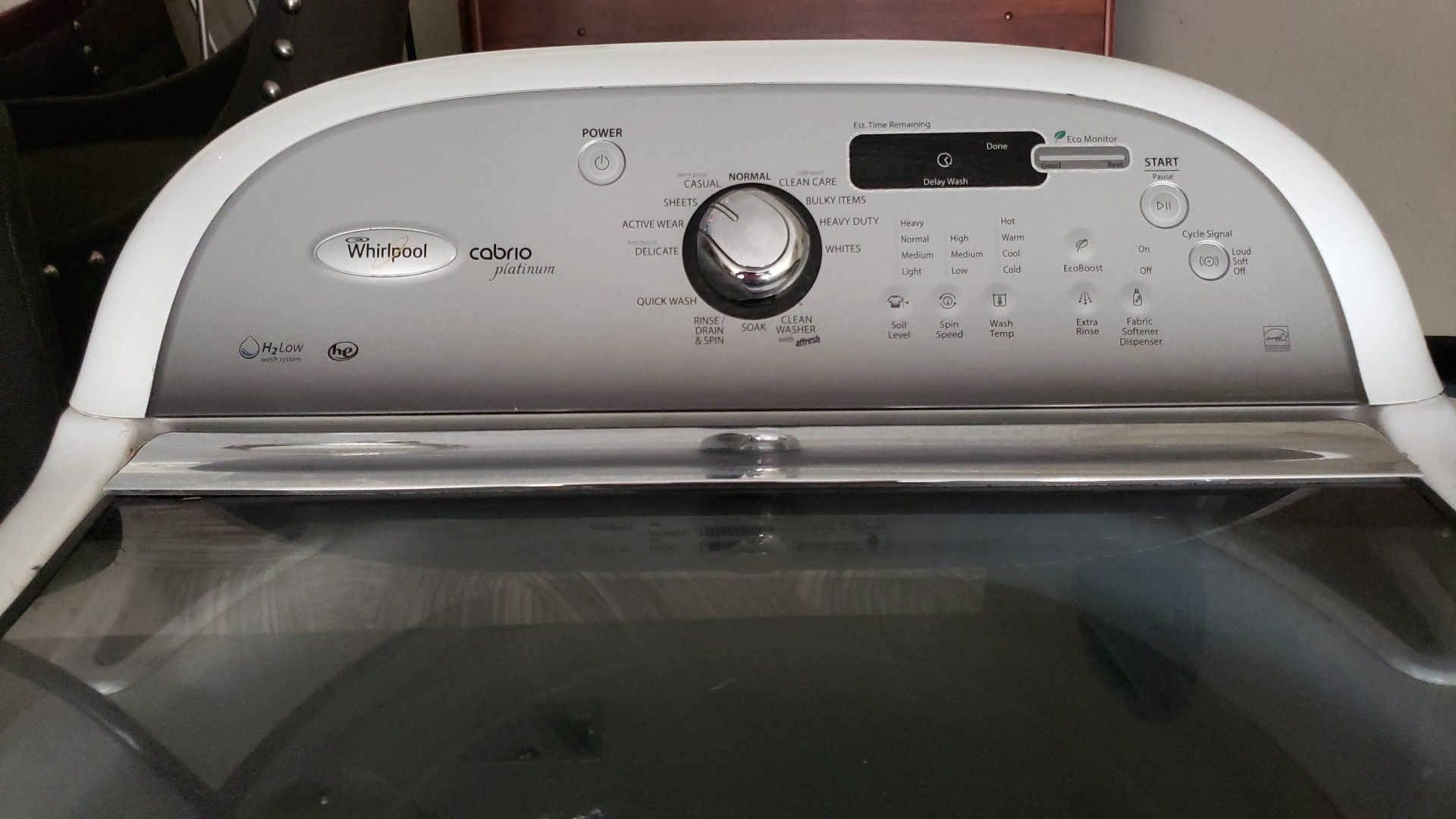 Whirlpool Cabrio Platinum Washing Machine For Sale In Summerville Sc Offerup