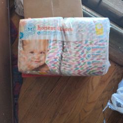 Honest Diapers Size 1, 44 Diapers, 8 To 14 Pounds