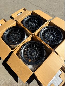 Brand New KMC Impact FFT “733” 17” Off-Road Wheels 6Lug 6x139 (6x5.5) Trucks and SUVs 17x8.5 0ET