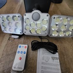 Outdoor Solar Lights, Dusk to Dawn 3 Modes Motion Sensor Wall