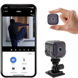   Small Spy Camera Hidden Camera, Spy Camera Hidden Camera, 1080P Wireless 360° WiFi Wireless Camera, AI Motion Detection Alerts, Mini Security Nanny