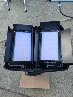 GVM 1500D 75W Bi-Color RGB Studio Soft LED Panel 3-Light Kit