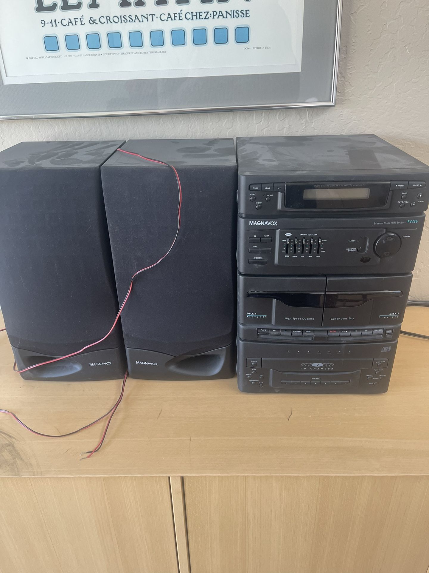 Magnavox FW 36 Mini Stereo Hifi System