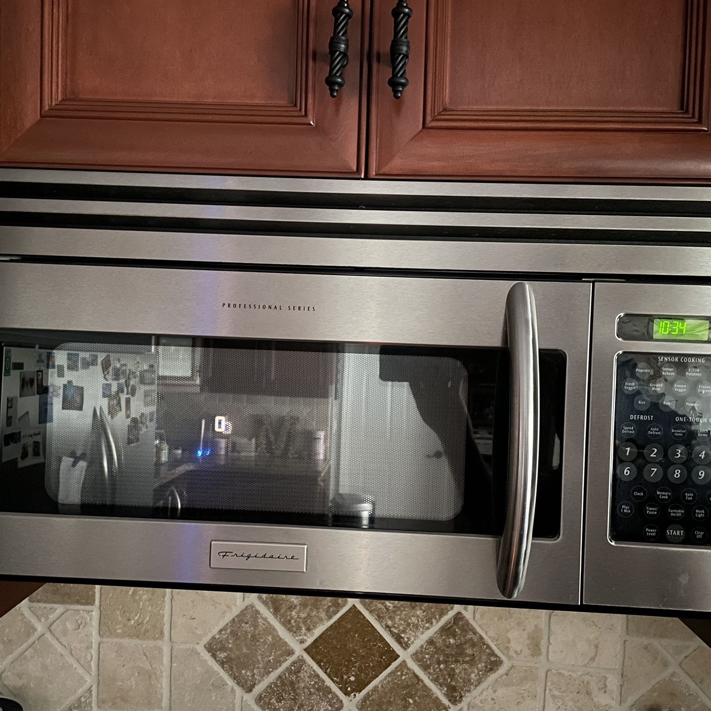 frigidaire professional over the range microwave