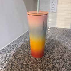 Rainbow Starbucks Cup