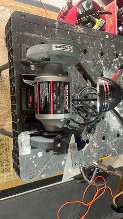 Task Force 6” Bench Grinder With Shop Light