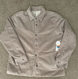 Vuori TaupeCorduroy Shirt Jacket