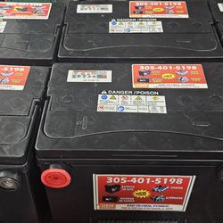 New battery of Group-78, 1-year warranty 