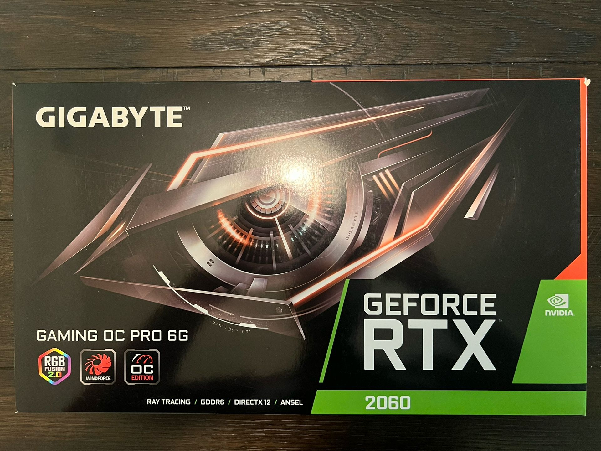 RTX 2060 Gigabyte Gaming OC Pro 6 GB