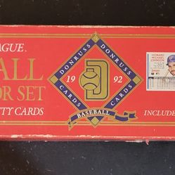 1992 Donruss Baseball Card Collector Set Open Box 792 Quality Premium Cards