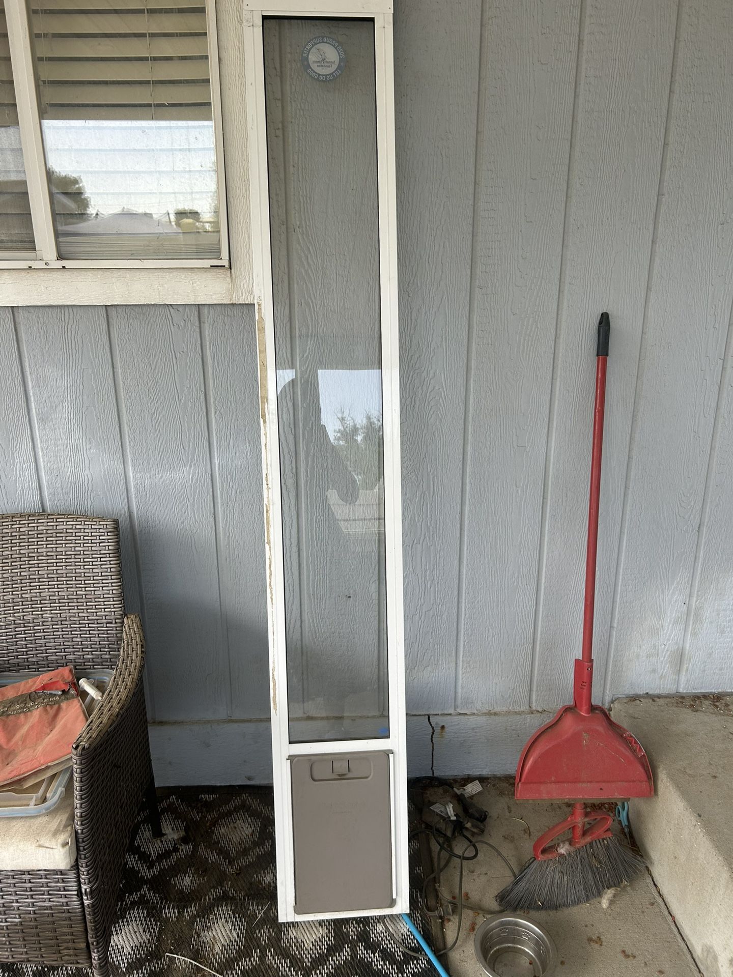 Generic Glass Pet Door For Sliding Glass Door