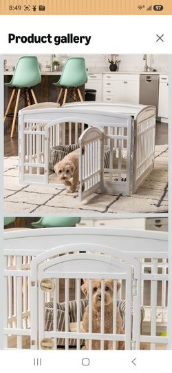 Dog  Portable  Play Pen Gate