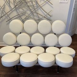 Genuine Leather Contemporary Loveseat *Serious Inquires Only Please*