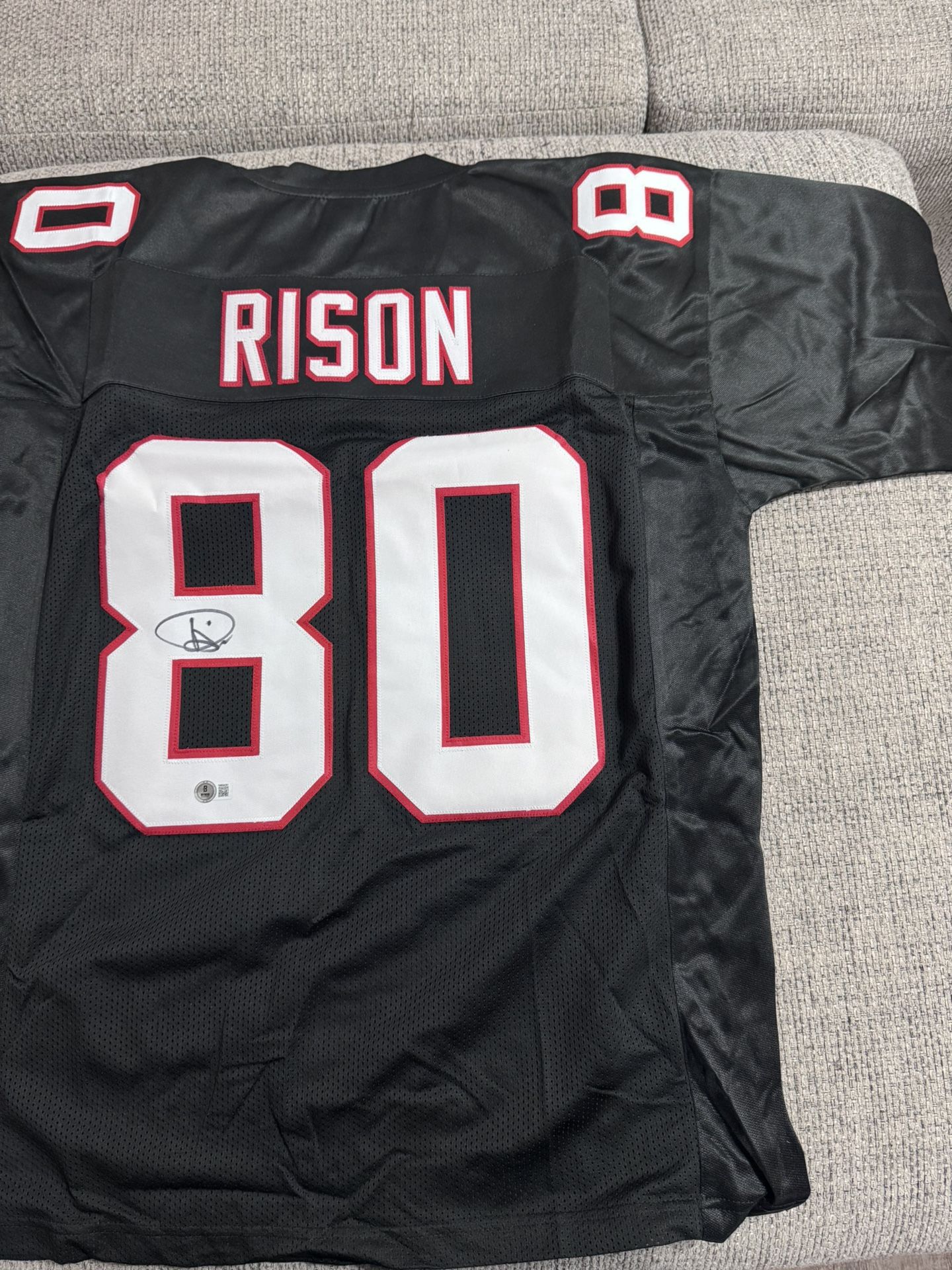 Andre Rison Signed Autograph Custom Jersey - Beckett Coa - Atlanta Falcons