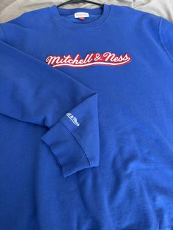 Royal Blue Crew Neck With White And Red Accents 