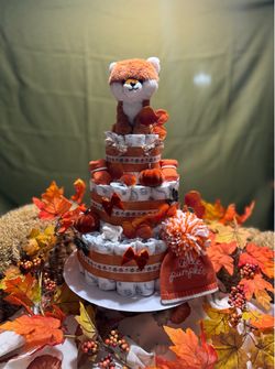 Autumn’s diaper cake
