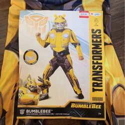 Great Halloween Costume Medium 7-8 Transformer Bumblebee 