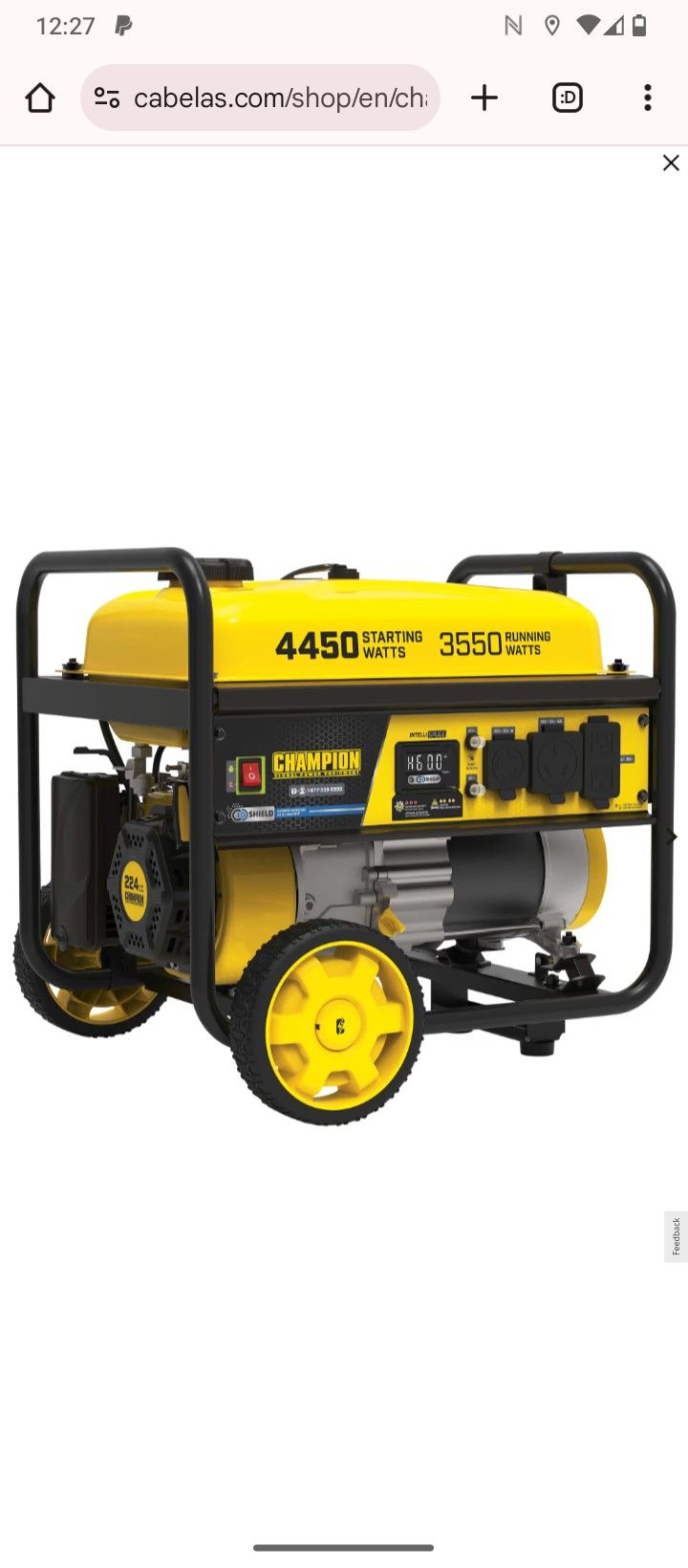 Champion Weekender Generator 