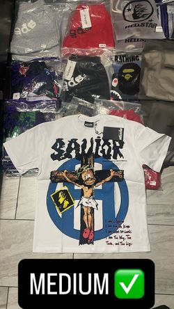 Hellstar Savior Graphic T-Shirt Medium
