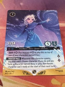 Disney Lorcana Elsa Promo Non Foil