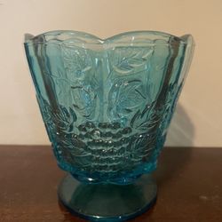 Vintage Westmoreland Blue Candy Dish
