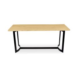 Bent Natural Oak Counter Table