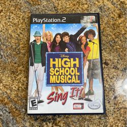 High School Musical : Sing It! PS2 2007 (Sony PlayStation 2)