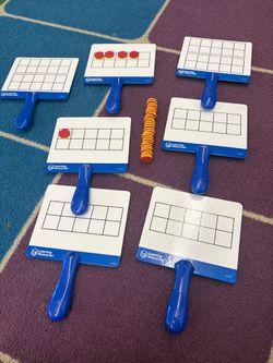 Magnetic 10/20 frame math boards