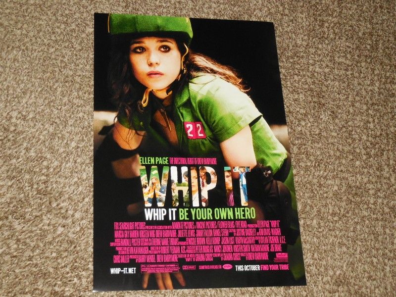 Whip It 13.5x20 Inch Movie Poster