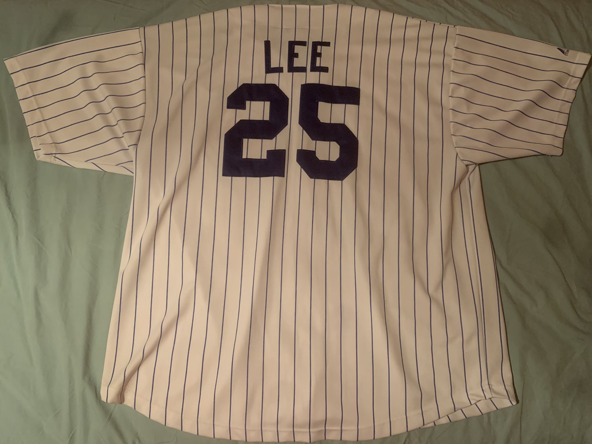 Derek Lee Chicago Cubs #25 Majestic Jersey; Men’s 3XL